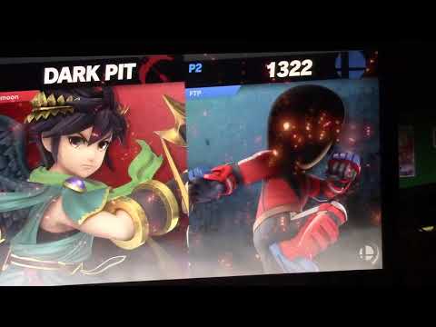 Sagemoon (Dark Pit) vs. FireThePyro (Mii Brawler) - Losers Top 12 - That's Not Safe 100