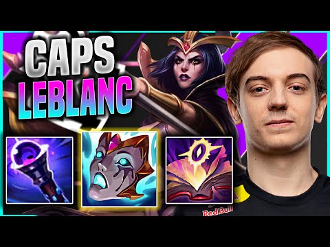 CAPS IS A GOD WITH LEBLANC! - G2 Caps Plays Leblanc MID vs Cassiopeia! | Season 11