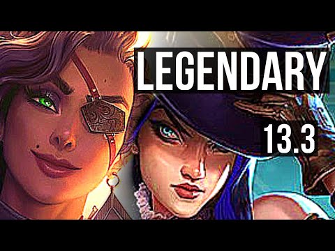 SAMIRA & Nautilus vs CAIT & Heimer (ADC) | Quadra, 25/2/4, Legendary | KR Challenger | 13.3