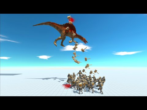 Army Ghor Hammer attacks the jumping unit - Animal Revolt Battle Simulator