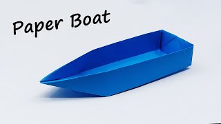 Paper Boat Making Tutorial That Floats | Origami Boat Easy Instruction