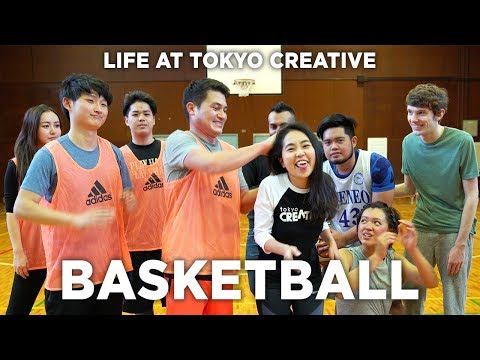 Life at Tokyo Creative: We play Basketball on Fridays
