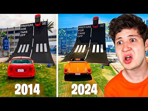 Intenté Hacer Acrobacias de GTA 5 Después de 10 AÑOS... 🚗💨 (Grand Theft Auto V)