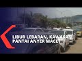 Dipadati Pengunjung Kawasan Wisata Pantai Anyer Macet Hingga Belasan Kilometer