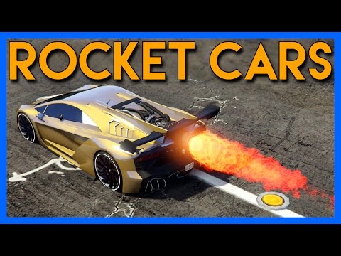 GTA 5 : CUSTOM ROCKET CARS!!!