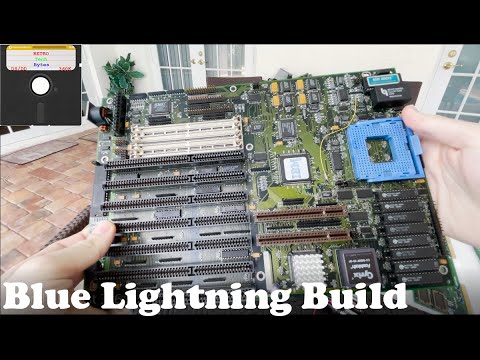A 486 DOS Gaming PC or the World's Fastest 386?: IBM's Blue Lightning!