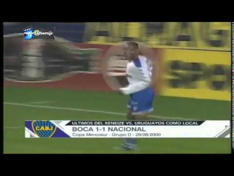 COPA MERCOSUR AÑO 2000 BOCA 1 Vrs. NACIONAL (MONTEVIDEO) 1
