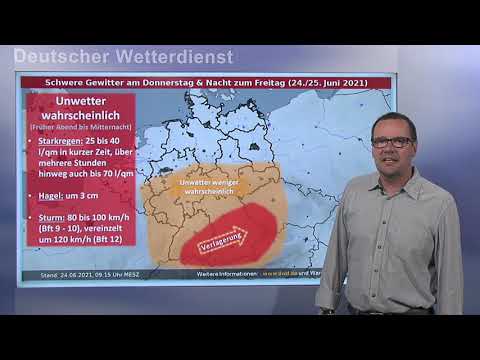 24.6.2021 Unwetterinformation - Deutscher Wetterdienst