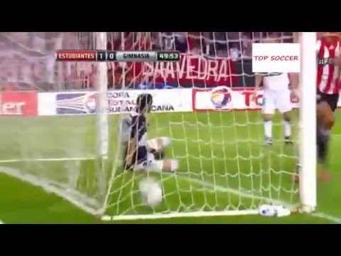 Golazo de Diego Vera a Gimnasia de la Plata Copa Sudamericana 2014