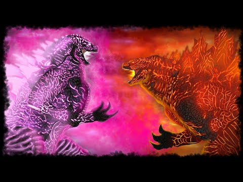 Thermo Godzilla VS Evolved Godzilla | Animation