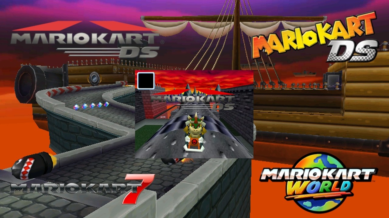 Mario Kart DS: Airship Fortress Theme Mashup (6 songs)