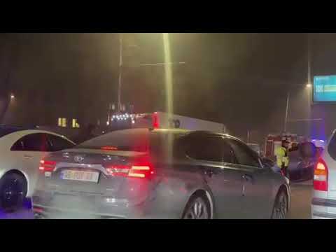 Իսակովի պողոտան կաթվածահար է.ավտոմեքենան գլխիվայր շուռ է եկել