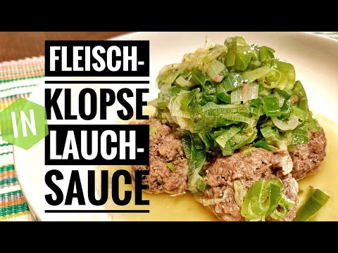 Ein Japaner kocht - Fleischklopse in Lauchsauce (Schnell und einfach kochen)