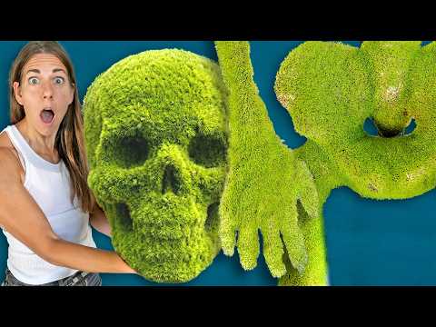 Are You Scared of This Giant Chia Pet Skeleton?