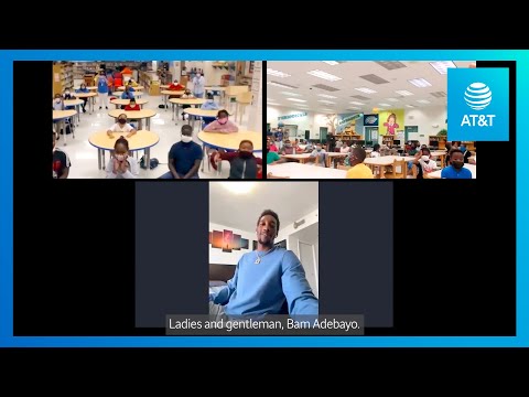 AT&T Partners with the NBA & Connected Nation to Narrow the Homework Gap with Help from Bam Adebayo-youtubevideotext