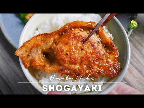 Buta no Shogayaki Recipe (Japanese Ginger Pork)