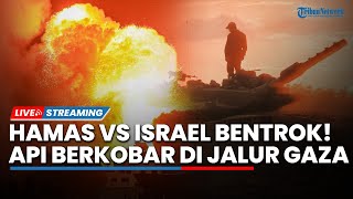 Hamas vs Zionis Makin Keos! Suara Ledakan Beruntun hingga Pengkritik Israel Dilarang Masuk AS