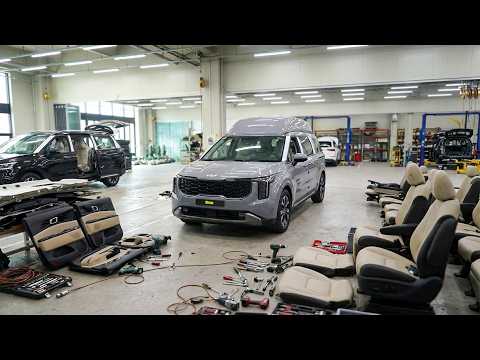 $70,000 Kia Carnival VIP Limousine Production: Every Single Detail of the Process