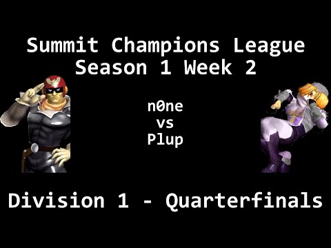 SCL1.2 - n0ne (Captain Falcon) vs Plup (Sheik) - Division 1 - Quarterfinals