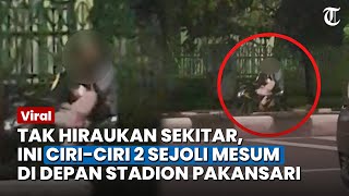 Terungkap, Ini Ciri-ciri Dua Sejoli yang Viral Mesum di Stadion Pakansari Bogor