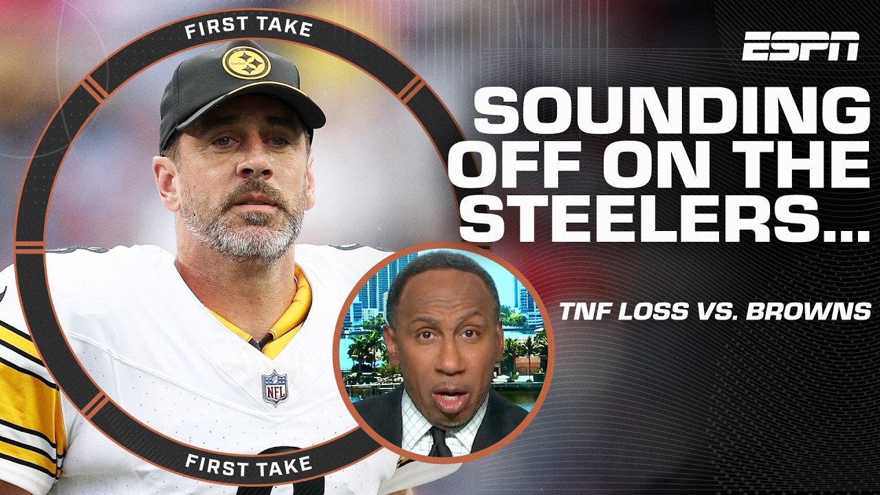 'I'M SO SICK OF THE DAMN STEELERS!' 🗣️ STEPHEN A. SOUNDS OFF‼️ | First Take