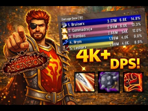 FURY WARRIOR DEFINITIVE GUIDE! | Ascension Bronzebeard - Warcraft Reborn