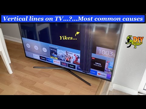 Vertical lines on TV Most common causes