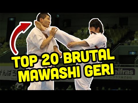 Top 20 Brutal Mawashi Geri (Roundhouse kick)