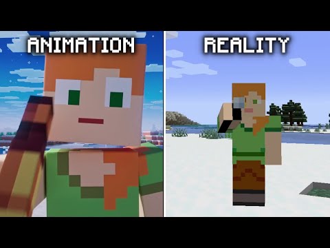 Mind-Blowing Minecraft 1.17 Animation VS Reality