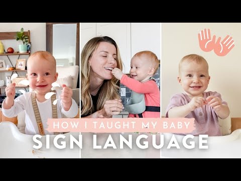How I Taught my Baby Sign Language | Tips + 5 Basic Signs We Use Everyday