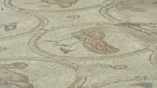 preview picture of video 'פסיפס הציפורים של וילה מהמאה ה-7 בקיסריה, אחד הפסיפסים היפים בארץ והכניסה.... חינם'