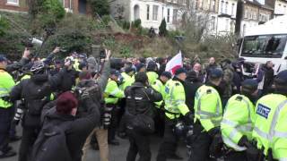 Riots in Dover: Antifascists clash with British Far Right militants over refugee crisis