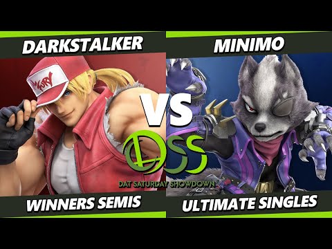 DAT SS Finale Top 8 - Darkstalker (Terry) Vs. MiniMo (Wolf) Smash Ultimate - SSBU