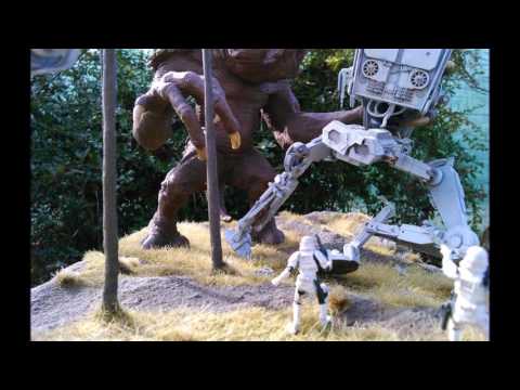 AT-ST vs Rancor