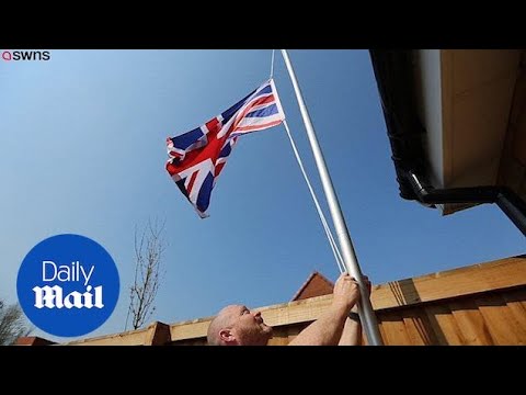 Gulf War veteran has been ordered to take down Union Jack flag