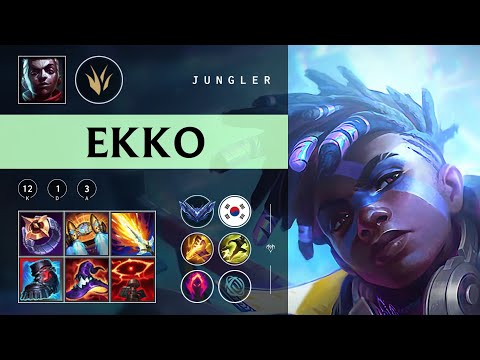 Ekko Jungle vs Kha'Zix - KR Diamond Patch 25.23