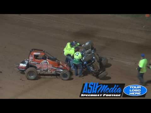 Speedcars: Troy Ware Rollover - Archerfield Speedway