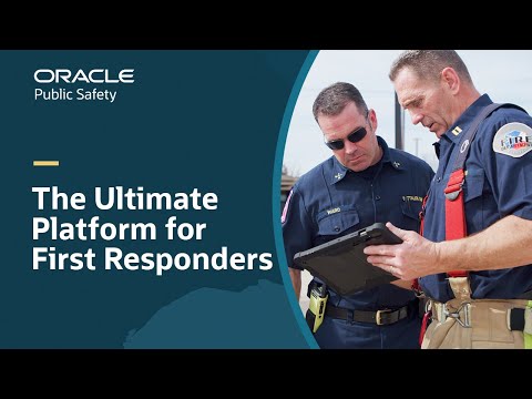 Oracle public safety platform overview video