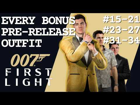 Outfits in 007 First Light - How to Change