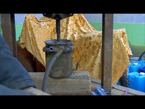 ЧАСТЬ 1.КАК РАЗОБРАТЬ ЭНЕРГОАККУМУЛЯТОР КАМАЗ. РЕМОНТ. ПЕРЕБОРКА.ВИНТОВОЙ ПРЕСС.