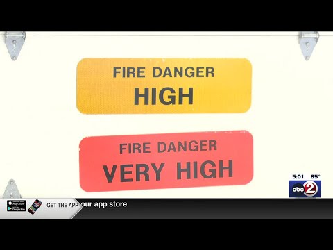 Extreme fire danger has officials on red alert