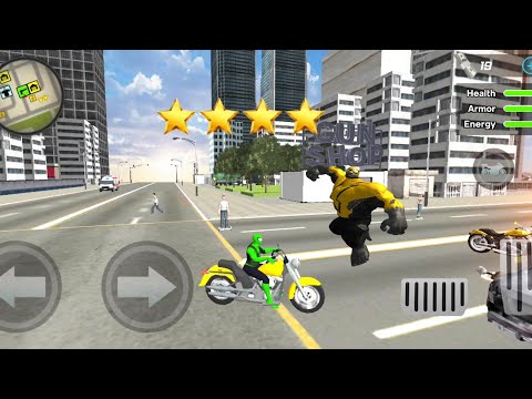 Spider Rope Superhero City Battle | Flying Spider Ninja Gangster Crime City - Android GamePlay HD