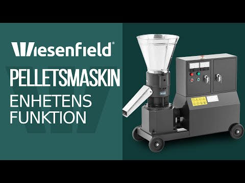video - Pelletsmaskin - Max. 300 kg/h - Ø 200 mm
