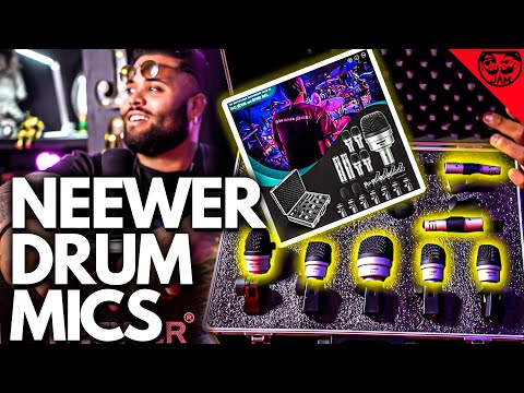 The BEST BUDGET DRUM MICS!! Neewer 7 Piece Drum Microphone Kit