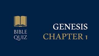 Genesis Chapter 1 | BIBLE QUIZ