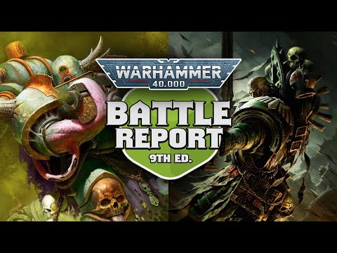 Death Guard vs Dark Angels Warhammer 40k Battle Report Ep 228