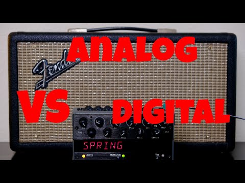 Fender Spring Tank VS Eventide Space - Analog VS Digital