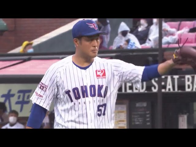 【8回表】プロ初勝利へ!! イーグルス・瀧中が8回無失点の好投を見せる!! 2020/10/11 E-L