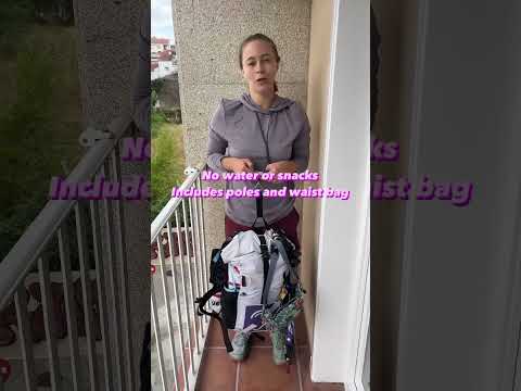 Everything for 2 months hiking the Via Podiensis & Camino Frances. #caminodesantiago #viapodiensis