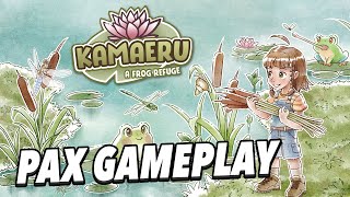 Kamaeru: A Frog Refuge is an ADORABLE Frog Farming Sim! (PAX Gameplay)